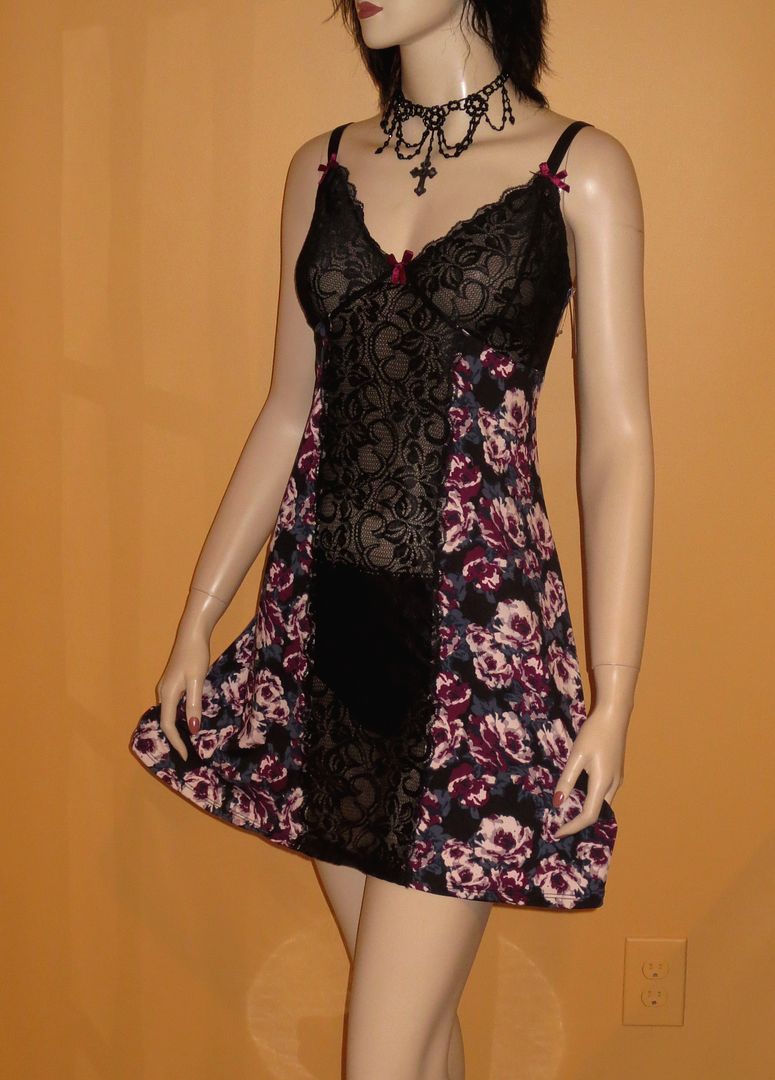 Nwt Black Lace Nightie Sexy Lingerie Chemise Short Nightgown 22 2x Plus Size 3x Ebay 
